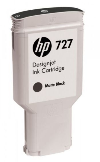 HP 727 C1Q12A blækpatron mat sort 300ml