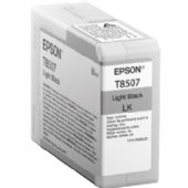 Epson T8507 C13T850700 Lys Sort Blækpatron, 80 ml