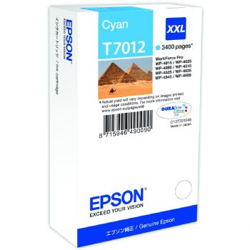 Epson Blæk C13T70124010 Cyan