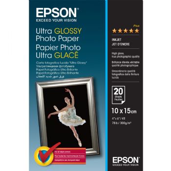 Epson Ultra Glossy fotopapir 10x15cm 20ark