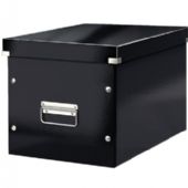 Leitz Click & Store Cube universalboks i large i farven sort
