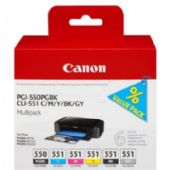 Canon Ink 6496B005 Multipack PGI-550 / CLI-551