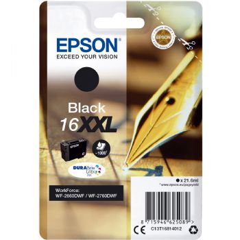 Epson Ink C13T16814012 BK 16XXL