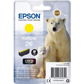 Epson Ink C13T26144012 Y 26