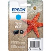 Epson 603 C13T03U24020 cyan blækpatron 2,4 ml