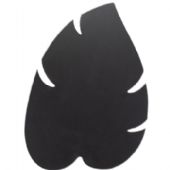 Securit chalkboard silhouette blad i sort