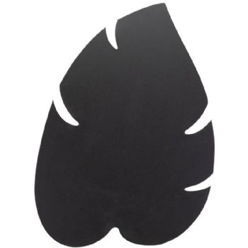 Securit chalkboard silhouette blad i sort