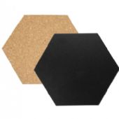 Securit chalkboard hexagon sæt