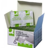Renseservietter Q-Connect multi, æske med 100 stk