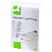 Renseservietter Q-Connect Dry Wipe, 20 stk