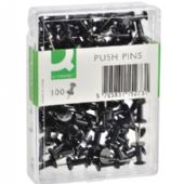 Q-CONNECT Q-connect push pins Æsk/100 stk sort