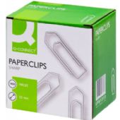 Papirclips 32 mm, Q-Connect 1.000 stk i papbox