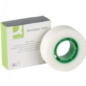 Usynlig tape Q-Connec, 19mm x 33m transparent