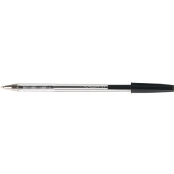 Kuglepen Q-Connect, 0,7, Stick, Sort