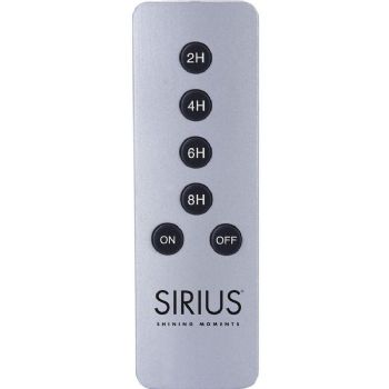 Sirius fjernbetjening sølv