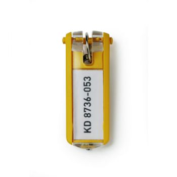 Durable KEY CLIP nøglering i farven gul