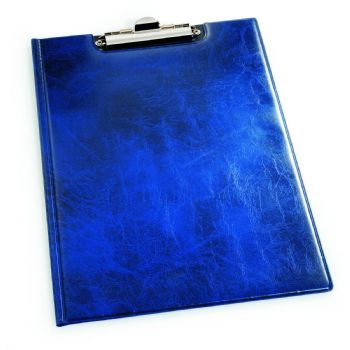 Durable dobbelt clipboard A4 præget blå