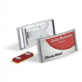 Durable 30x65mm navneskilt med magnet 10 stk.