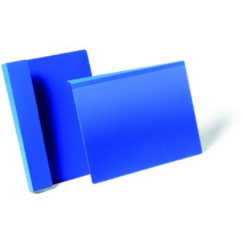 Durable hængende lagerlomme A4 tværformat blå