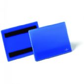 Durable magnetlomme m/magnet A6 tværformat blå