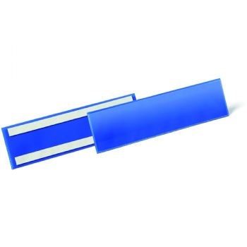 Durable lagerlomme m/selvklæb 81,5x311mm blå