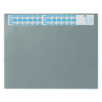 Durable skriveunderlag m/årskalender 52x65 cm grå