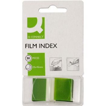 Indexfaner, Selvklæbende aftagelige Q-Connect 50 stk, grøn