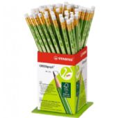 Stabilo GREENgraph blyant m/viskelæder grøn 60stk
