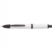 Pilot Capless Black Satin fyldepen hvid/sort