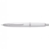 Pilot Capless Rhodium fyldepen hvid