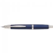Pilot Capless Rhodium fyldepen blå