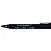 Marker permanent Q-Connect Rund Spids, sort