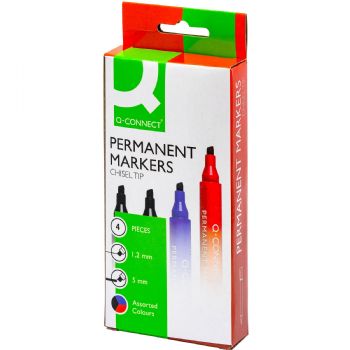 Q-connect permanent marker 1,2-5mm 3 farver