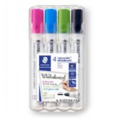 Staedtler Lumocolor 351 whiteboardmarker sæt 4 farver