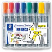 Staedtler Lumocolor Flipchart markere 2-5mm 8 farver