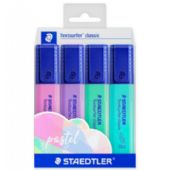 Staedtler 364 tekstmarkere sæt 4 pastelfarver