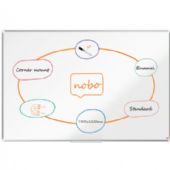 Nobo Premium Plus emaljeret whiteboard 180x120cm hvid