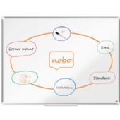 Nobo Premium Plus stål whiteboard 120x90cm hvid