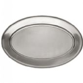 WhiteLabel Serveringsfad 41x26cm rustfrit stål