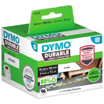 Dymo Durable etiketter 59x190mm hvid