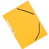 Q-connect A4 elastikmappe i gul