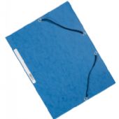 Q-connect A4 elastikmappe i blå