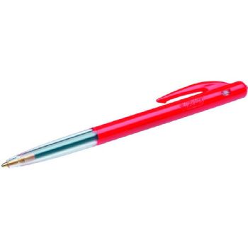 Kuglepen Bic Clic, Medium M10, Rød skrivefarve