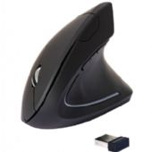 Q-CONNECT Q-connect trådløs mus Sort ergonomisk vertikal