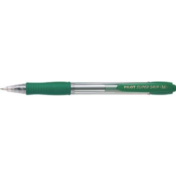 Pilot SuperGrip pen 0,27mm grøn