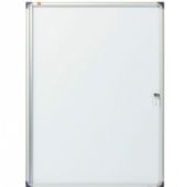 Nobo 9xA4 opslagsskab med akryllåge 73x98x2,5cm hvid
