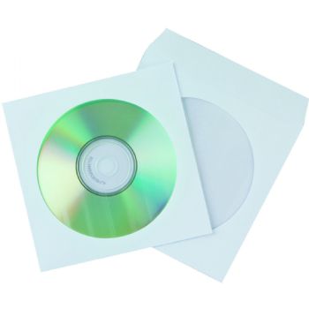 Q-connect CD lomme i papir til 1 CD pakke med 50 