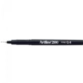 Artline EK200 fiberpen 0,4mm sort