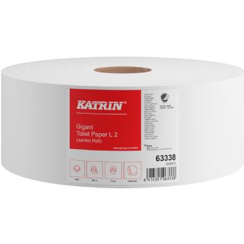 Katrin Gigant toiletpapir L2 2-lags hvid 63338