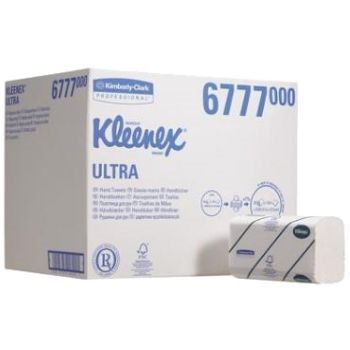 Kleenex Ultra håndklædeark 2lags hvid